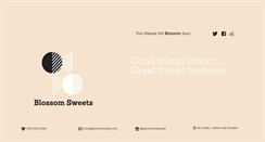 Desktop Screenshot of blossomsweets.com